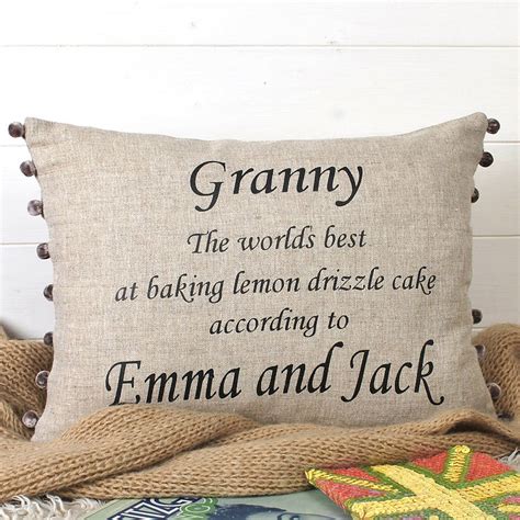 Worlds Best Granny Cushion By Bags Not War