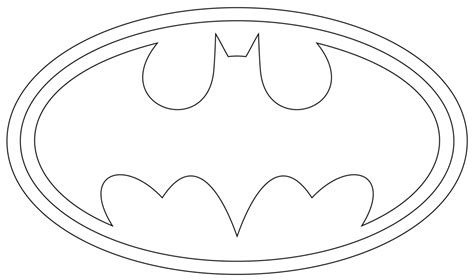 These coloring pages of batman are extremely popular here is a coloring image of the iconic black and yellow batman logo. Batman Logo Outline | Batman coloring pages, Coloring ...