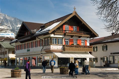 Photo Of Traditional Bavarian House Garmisch Partenkirchen Bavaria