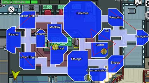 Among Us Skeld Map Guide Map Layout Vents Tips