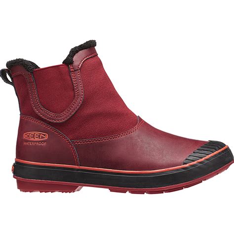 1:46 #mensfashion 1 646 просмотров. KEEN Womens Elsa Chelsea WP Zinfandel, slip on waterproof ...