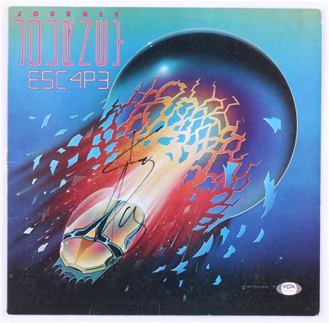Steve Perry Signed Journey Escape Vinyl Record Album Cover Psa Coa