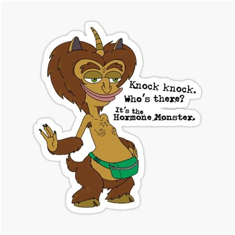 Hormone Monster Stickers Redbubble