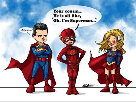 definitely one of my favorites superman flash supergirl by austintoya supergirl and