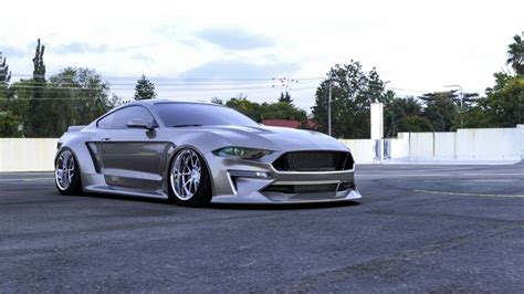Clinched Ford Mustang S550 2018 Widebody Kit Abs Plastic