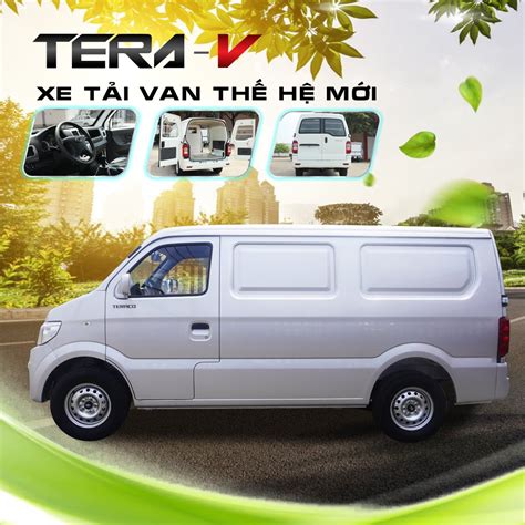 Xe Tải Van Teraco Tera V 2 Chỗ 945kg động Cơ Mitsubishi Mới Nhất