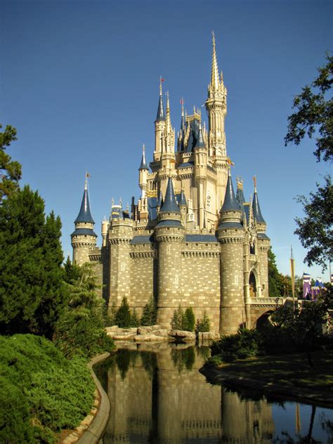 Disney Castle At The Magic Kingdom Orlando Florida Image Free Stock