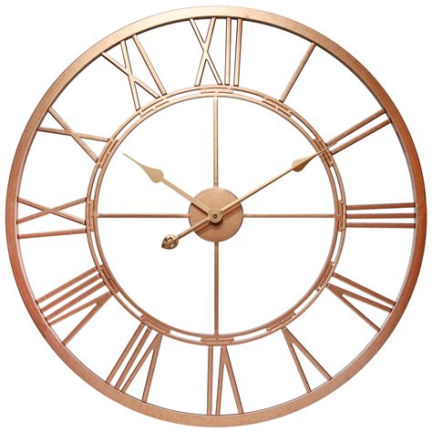 Oversized 28 Rose Gold Wall Clock And Reviews Joss And Main