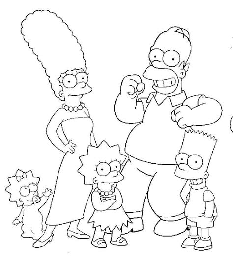 Todos os personagens e pictures the simpsons são copyright © matt groening. Desenhos Para Colorir Do Simpsons - Coloring City
