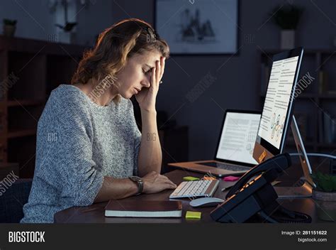 Mature Tired Image And Photo Free Trial Bigstock