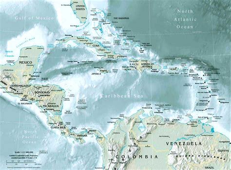 Central America Map Map Of Central America Countries Landforms Rivers And Information Pages