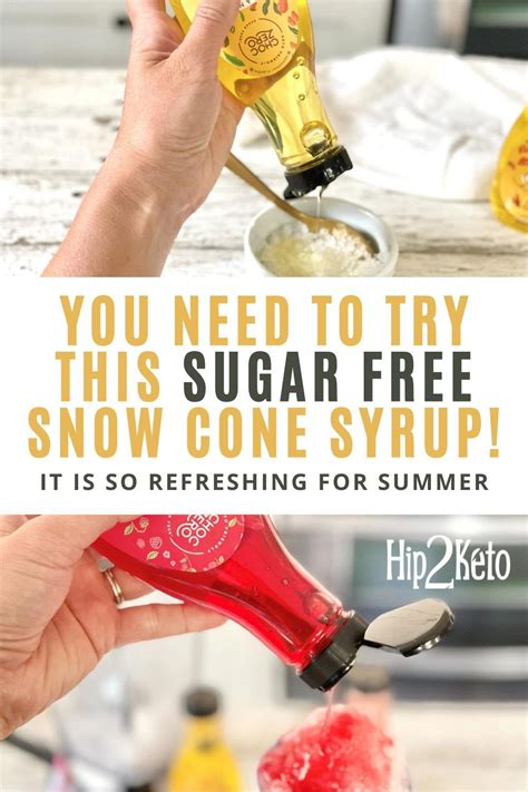 Check Out These Delicious And Keto Friendly Snow Cone Syrups That Are