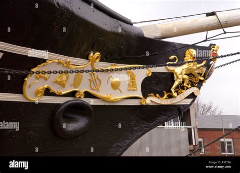 Bow Of The Ss Great Britain Built By Victorian Engineer Isambard