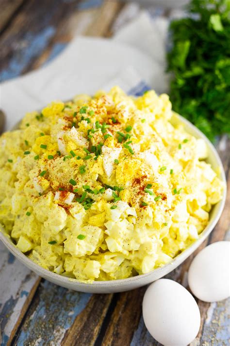 So, it makes a perfect dish is you are looking for something light and refreshing for a backyard barbecue, baby shower, or bridal shower. Deviled Egg Potato Salad Recipe | The Gracious Wife