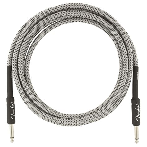 Fender Professional 10ft Straight Instrument Cable White Tweed