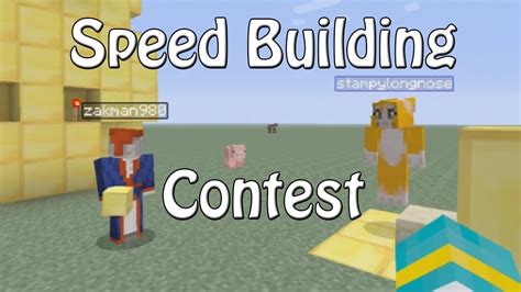 Minecraft Xbox Speed Building Contest W Stampylongnose Part 1