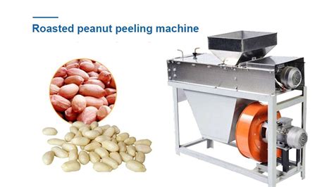 Dry Peanut Skin Peeling Machine Roasted Peanut Peeler With High