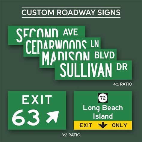 Street Signs Custom Street Sign Poster Personalized Road Etsy