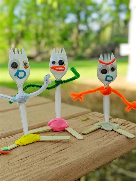 Toy story 4 forky 6 plush keychain soft stuffed pendant doll toy super cute. Make a Forky Craft from Disney Pixar's Toy Story 4