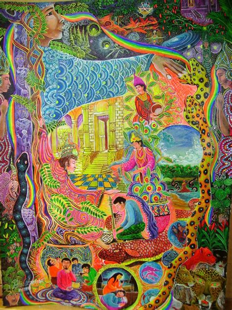 An Interview With Pablo Amaringo Visionary Art Psychedelic Art Painting