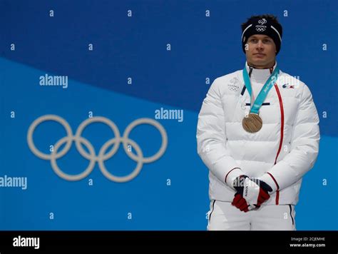 Medals Ceremony Alpine Skiing Pyeongchang 2018 Winter Olympics