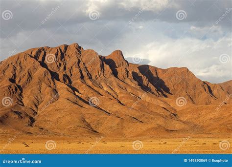 Rugged Mountain Landscape Namib Desert Stock Image Image Of