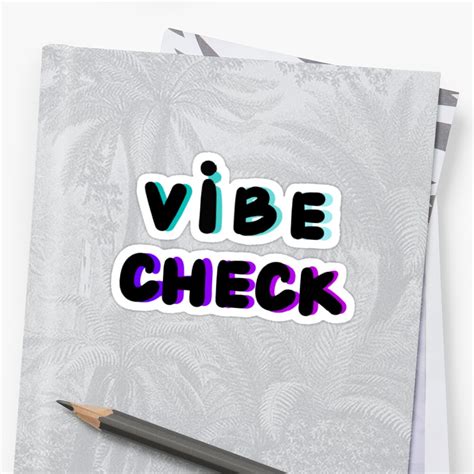 Vibe Check Sticker By Designs Sydney Redbubble