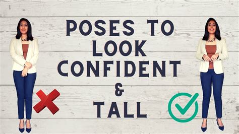 5 Power Poses To Look Confident Comfortable And Tall Body Language 2020 Youtube