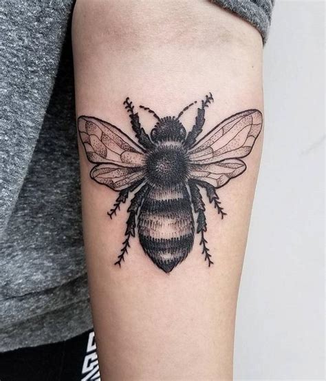 Cartoon Bumble Bee Tattoo Designs