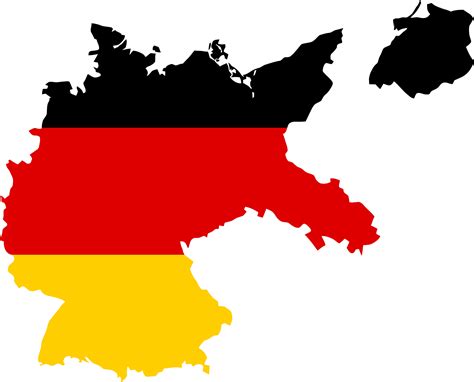 Mapa De La Bandera De Alemania Imagen Png Png Mart