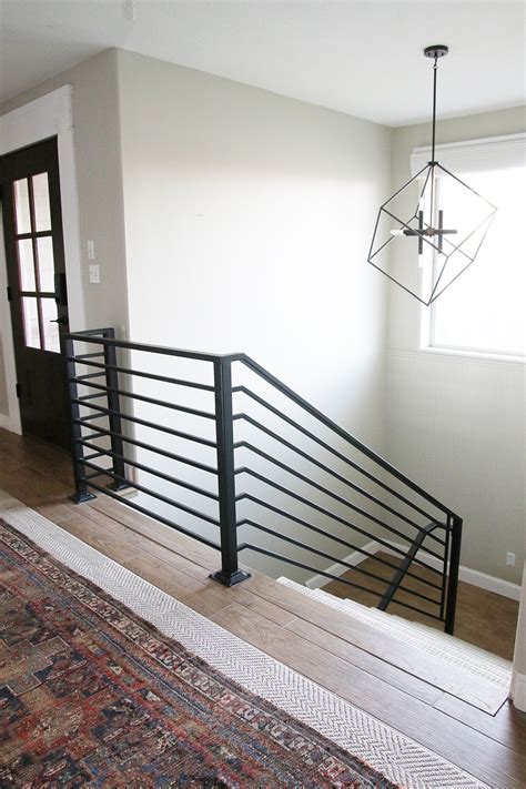 All The Details On Our New Horizontal Stair Railing Chris Loves Julia