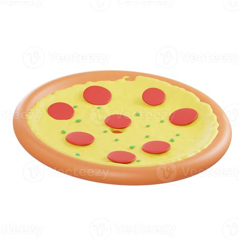 Free 3d Illustration Delicious Pizza Object 8851517 Png With