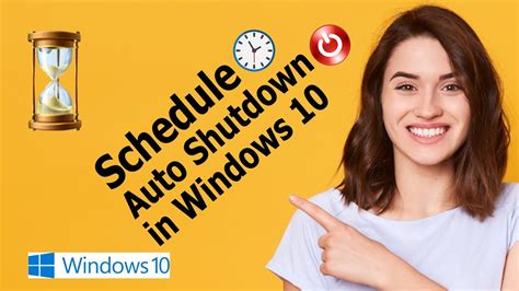 How To Enable Auto Shutdown In Windows 10 Shutdown Windows Youtube