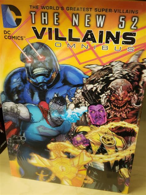 Dc New 52 Villains Hardcover Graphic Novel Omnibus Dc Comics Etsy