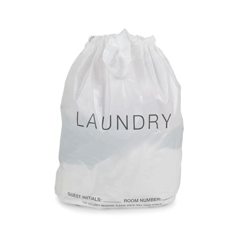 Disposable 175 Mil Plastic Laundry Bags Cleaners Supply