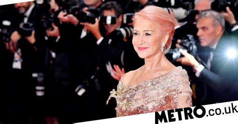 Helen Mirren Debuts Pink Hair At Cannes Film Festival Metro News