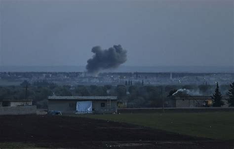 The Moment Russian Jets Hitting Syrian Village Captured In Photos