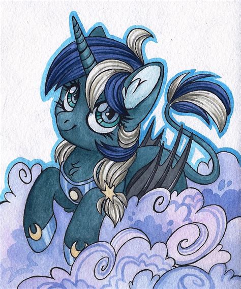 Pony On Cloud By Red Watercolor On Deviantart