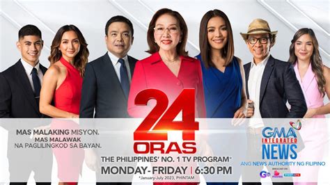 24 Oras Is The Most Watched Tv Program Across The Philippines Gma