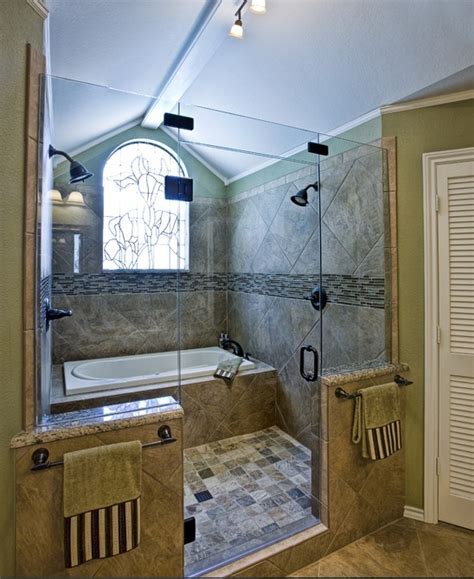 Mini person bathroom colorful hamam steam shower cabin with seat. THIS ONE!!! Bathtub in the shower and 2 shower heads, but ...