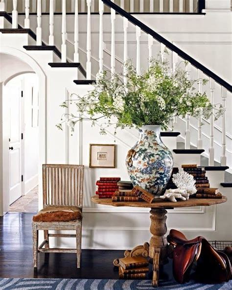 Love The Feel Of This Foyer Love A Chair In A Foyer And The Mixed