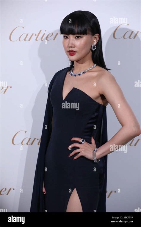 Chinese Actress And Singer Huang Ling Attends Cartier Commercial Event
