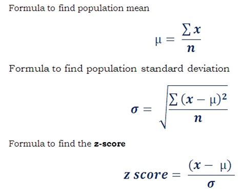 Calculating mean, standard deviation and standard error in microsoft excel. Statistics Formulas Cheat Sheet
