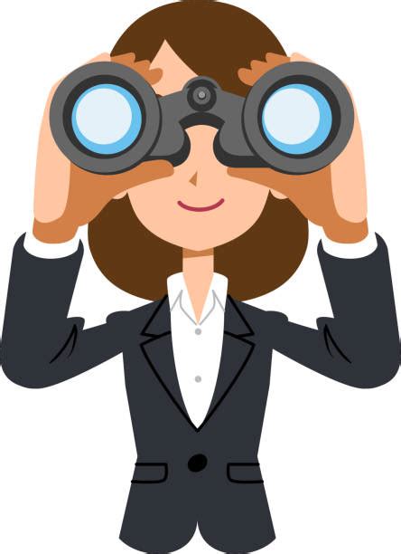 Watching Binoculars Illustrations Royalty Free Vector Graphics And Clip