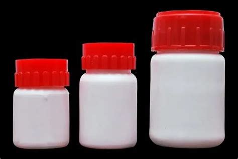 Screw Cap Hdpe Bottles Round Shape Use For Storage Chemical At Rs 6
