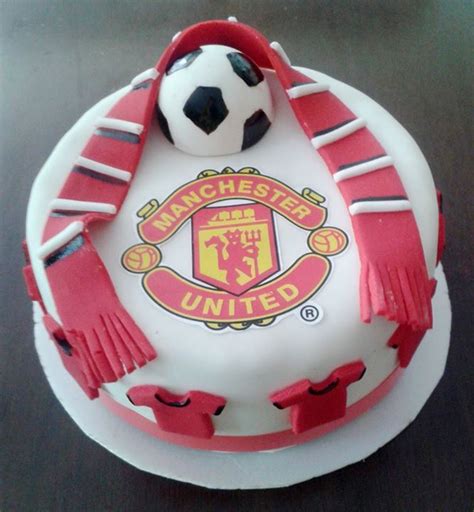 Torta Manchester United Manchester United Cake Soccer Birthday