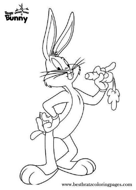 Bug Bunny Looney Toons Coloring Page Bugs Bunny Coloring Picture