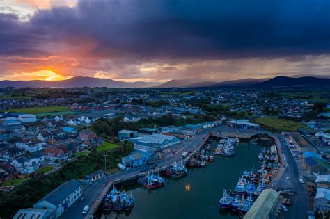 Photo Prints Wall Art Aerial View Of Kilkeel County Down Northern