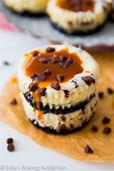 Salted Caramel Chocolate Chip Cheesecakes Pictures