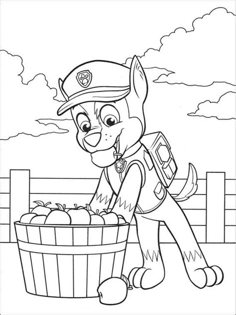 Funny Chase Paw Patrol Coloring Page Download Print Or Color Online